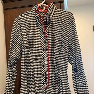 Beluva checkered blouse